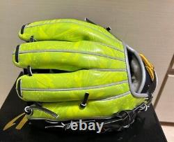 Mizuno pro 11.5 Infield Right Black Lime 1AJGR27113 Baseball Glove