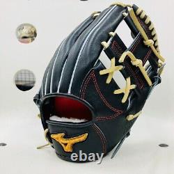 Mizuno pro 11.5 Infield Right Black Special Order Glove HAGA Japan