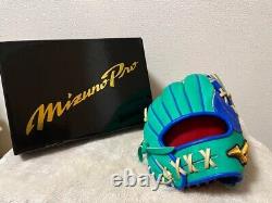 Mizuno pro 11.5 Infield Right Blue Special Order Glove From Japan