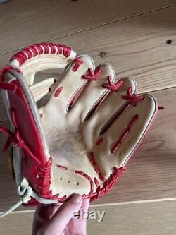 Mizuno pro 11.5 Infield Right Camel Special Order Glove HAGA Japan