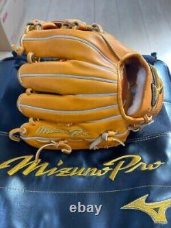 Mizuno pro 11.5 Infield Right Orange Special Order Glove HAGA Japan