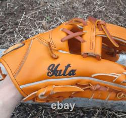 Mizuno pro 11.5 Infield Right Orange Special Order Glove HAGA from Japan s