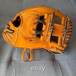 Mizuno pro 11.5 Infield Right Orange Special Order Glove Japan