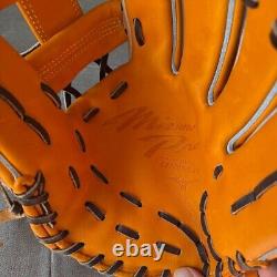 Mizuno pro 11.5 Infield Right Orange Special Order Glove Japan