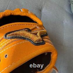 Mizuno pro 11.5 Infield Right Orange Special Order Glove Japan