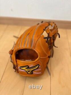 Mizuno pro 11.5 Infield Right Orange Special Order HAGA Japan Glove