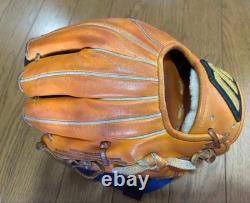 Mizuno pro 11.5 Infield Right Orange made in japan Rare Label Vintage