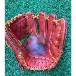 Mizuno pro 11.5 Infield Right Red Custom Order Glove HAGA Japan Sakamoto model