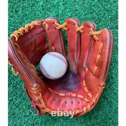 Mizuno pro 11.5 Infield Right Red Custom Order Glove HAGA Japan Sakamoto model