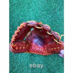 Mizuno pro 11.5 Infield Right Red Custom Order Glove HAGA Japan Sakamoto model