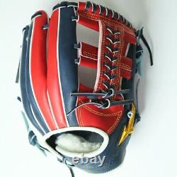 Mizuno pro 11.5 Infield Right Red Special Order Glove HAGA Japan