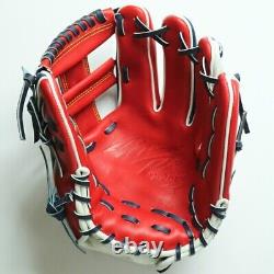 Mizuno pro 11.5 Infield Right Red Special Order Glove HAGA Japan