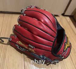 Mizuno pro 11.5 Infield Right Red Special Order Glove Japan