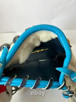Mizuno pro 11.5 Infield Right White Blue Custom Order Glove