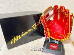 Mizuno pro 11.5 infield Right Red 1AJGR30113 Flagship shop Limited Glove Japan