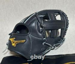 Mizuno pro 11.5inch Infield Right Black 1AJGH26113 basball Glove Japan