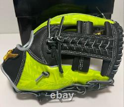 Mizuno pro 11.5inch Infield Right Black Lime 1AJGR27113 Glove Japan