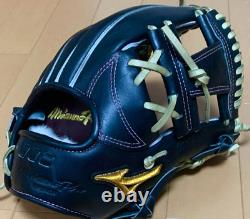 Mizuno pro 11.5inch Infield Right Black Special Order Glove HAGA Japan