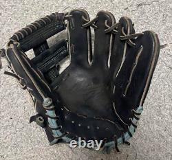 Mizuno pro 11.5inch Infield Right Black Special Order Glove HAGA Japan