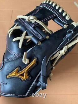 Mizuno pro 11.5inch Infield Right Black Special Order Glove HAGA Japan