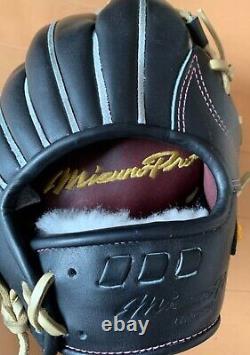 Mizuno pro 11.5inch Infield Right Black Special Order Glove HAGA Japan