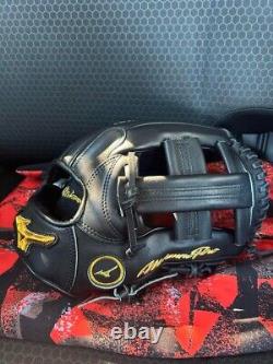 Mizuno pro 11.5inch Infield Right Black Special Order Glove HAGA Japan