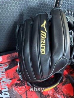 Mizuno pro 11.5inch Infield Right Black Special Order Glove HAGA Japan