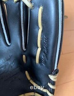 Mizuno pro 11.5inch Infield Right Black Special Order Glove HAGA Japan