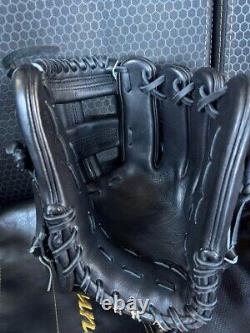 Mizuno pro 11.5inch Infield Right Black Special Order Glove HAGA Japan