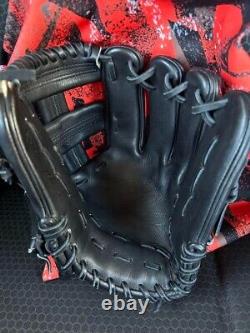 Mizuno pro 11.5inch Infield Right Black Special Order Glove HAGA Japan