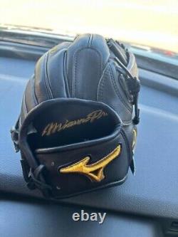 Mizuno pro 11.5inch Infield Right Black Special Order Glove HAGA Japan