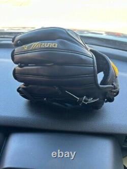 Mizuno pro 11.5inch Infield Right Black Special Order Glove HAGA Japan