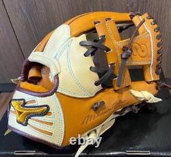 Mizuno pro 11.5inch Infield Right Camel Brown Special Order Glove Japan