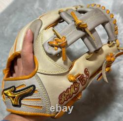 Mizuno pro 11.5inch Infield Right Camel Special Order Glove HAGA Japan