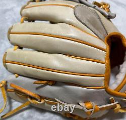 Mizuno pro 11.5inch Infield Right Camel Special Order Glove HAGA Japan