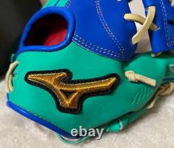 Mizuno pro 11.5inch Infield Right Green Special Order Glove Japan