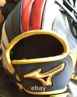 Mizuno pro 11.5inch Infield Right Navy Red 1AJGR28113 Glove Japan