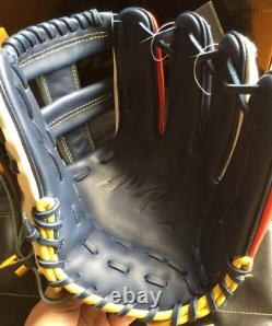 Mizuno pro 11.5inch Infield Right Navy Red 1AJGR28113 Glove Japan