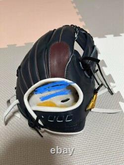 Mizuno pro 11.5inch Infield Right Navy Special Order Glove From JAPAN