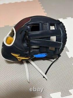 Mizuno pro 11.5inch Infield Right Navy Special Order Glove From JAPAN