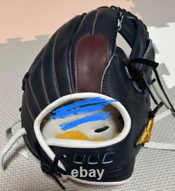 Mizuno pro 11.5inch Infield Right Navy Special Order Glove Japan