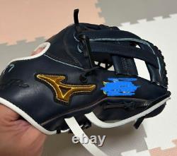 Mizuno pro 11.5inch Infield Right Navy Special Order Glove Japan