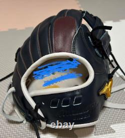 Mizuno pro 11.5inch Infield Right Navy Special Order Glove Japan