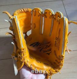 Mizuno pro 11.5inch Infield Right Orange Special Order Glove HAGA Japan