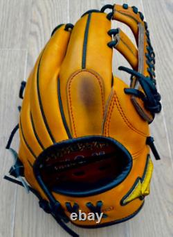 Mizuno pro 11.5inch Infield Right Orange Special Order Glove HAGA Japan