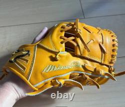 Mizuno pro 11.5inch Infield Right Orange Special Order Glove HAGA Japan