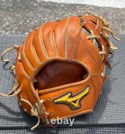 Mizuno pro 11.5inch Infield Right Orange Special Order Glove Japan