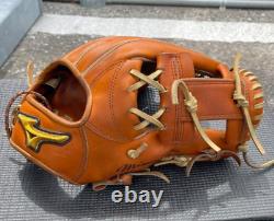 Mizuno pro 11.5inch Infield Right Orange Special Order Glove Japan