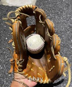 Mizuno pro 11.5inch Infield Right Orange Special Order Glove Japan