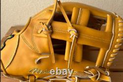 Mizuno pro 11.5inch Infield Right Orange Special Order glove Japan